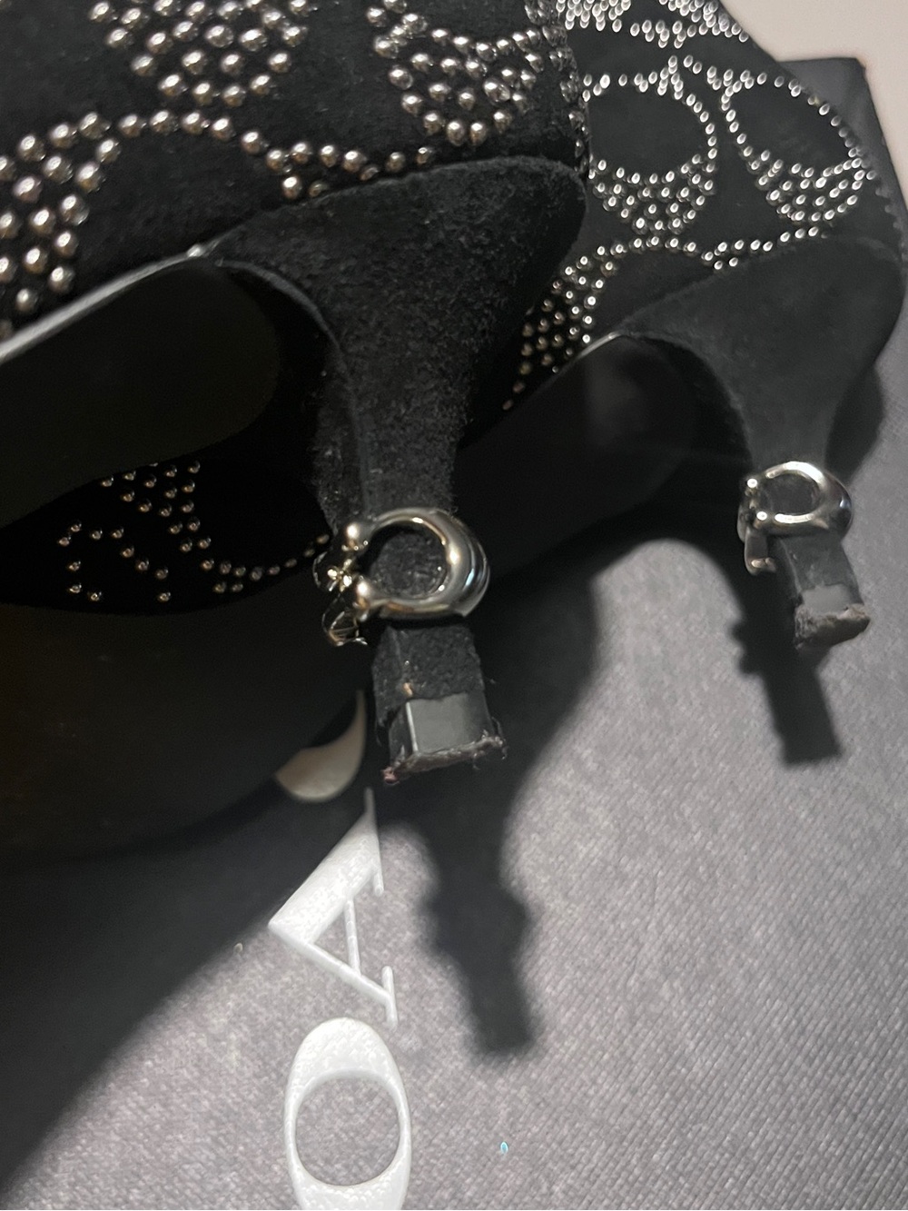 Coach Jewel bootie black and silver signature - Picture 5 of 6
